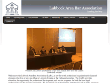 Tablet Screenshot of lubbockareabar.org